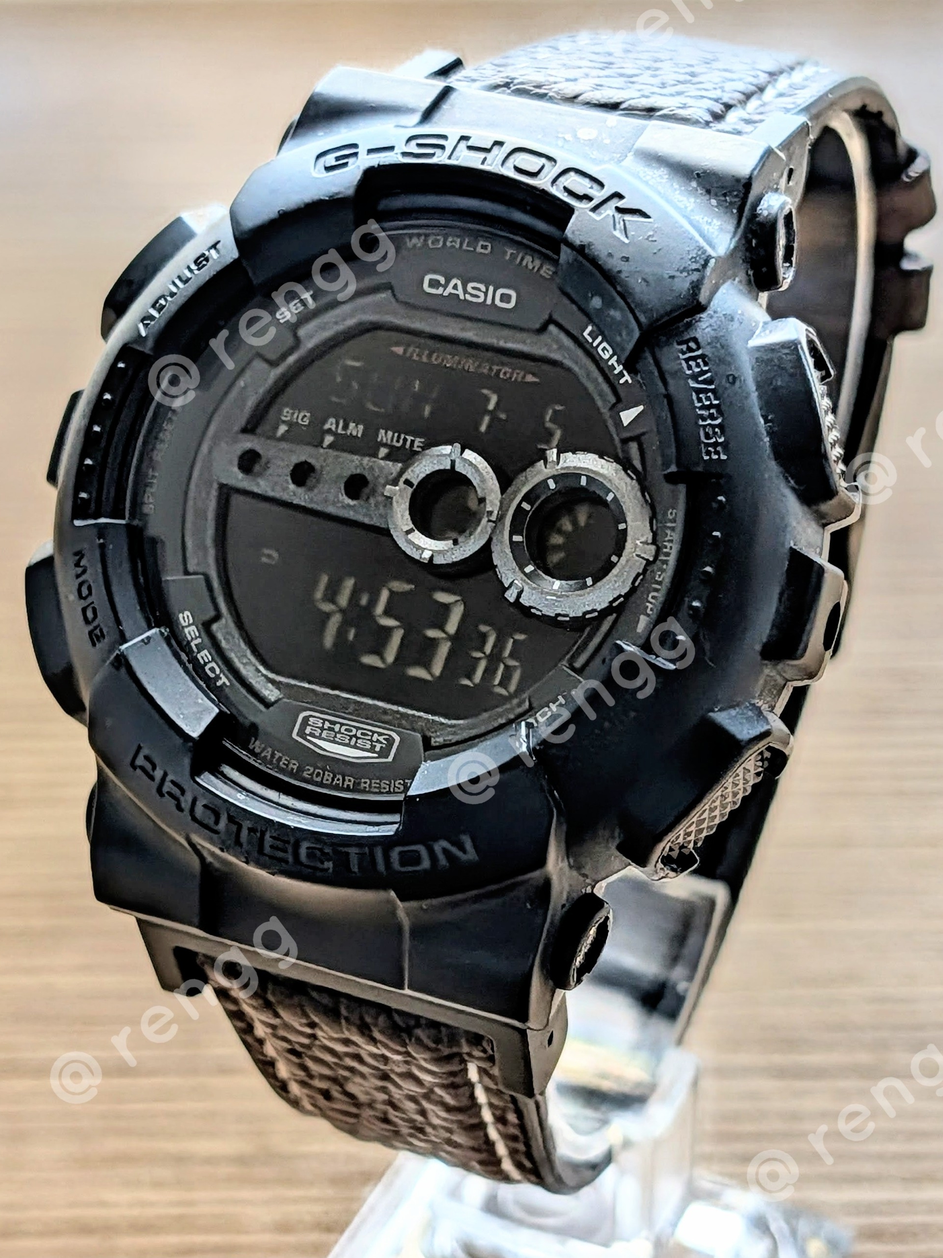 Casio GShock Matte Black Digital Sport Watch Casio GShock Matte Black Digital Sport Watch